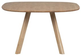 Дъбова маса за хранене 130x130 cm Tablo - WOOOD