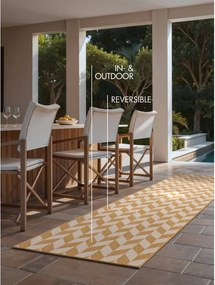 Пътека за открито и закрито в цвят жълта охра/кремава 80x200 cm Haringey Terrick – Ted Baker