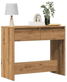 856775 vidaXL Конзолна маса, дъб артизан, 89x41x76,5 см, инженерно дърво