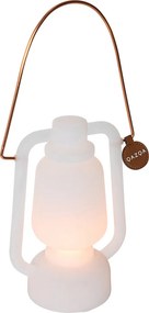 Настолна лампа акумулаторна 22 см IP44 бяла - Storm Mini