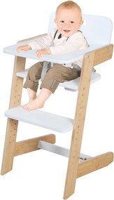 Бял стол за хранене Nature UP – Roba