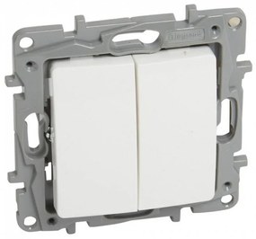 Legrand Сериен ключ 1L цвят Бял Niloe  - 764505