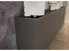 Антрацитна маса за телевизор 138x45 cm Piana – Germania