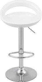 Бар стол Kolby-Бял (2) парчета