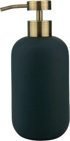 Антрацитен керамичен диспенсер за сапун 200 ml Lotus – Mette Ditmer Denmark