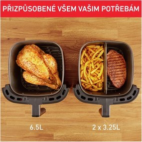 Черен фритюрник с горещ въздух Easy Fry &amp; Grill XXL EY801815 – Tefal