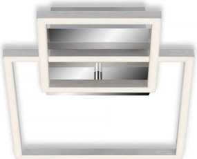 LED Димируем таванен плафон LED/12W/230V 3000K матов хром