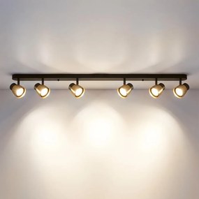 Brilagi - Точково осветително тяло NUGGET 6xGU10/30W/230V черно/златисто