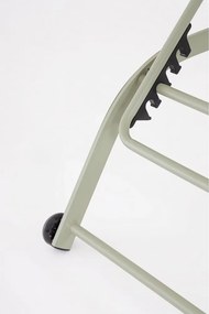 Кафяво-сив градински шезлонг метален Taylor – Bizzotto