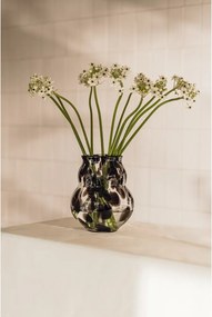 Тъмнокафява стъклена ръчна изработка ваза (височина 22 cm) Dam – noo.ma