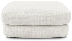 Бяла шенилова табуретка Leonore – Bobochic Paris