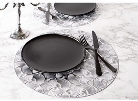 Сребърна подложка за хранене , ⌀ 38 cm - Tiseco Home Studio