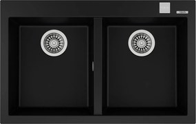 Teka ForSquare 2B 790 TG Композитна мивка за вграждане