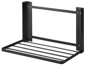 Матово черен стенен стоманен рафт за баня Tower – YAMAZAKI