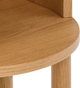 Нощно шкафче от декор от дъб в светло естествен цвят Paron – Actona