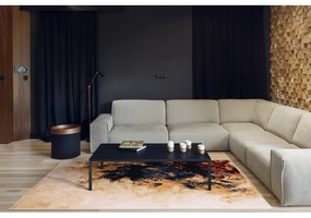 Вълнен килим 160x240 cm Burst dark beige – Agnella