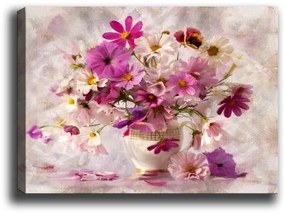 Картина за стена върху платно Цветя във ваза, 40 x 60 cm - Tablo Center