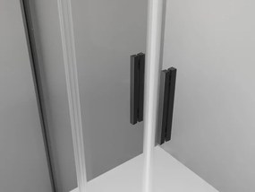 Mexen Exo-S Duo Асиметрична полукръгла душ кабина плъзгаща 90 x 80 см,