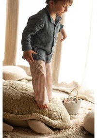 Зелен/кремав детски пуф Mrs. Turtle – Lorena Canals