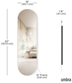 Стенно/стоящо огледало 46x157 cm Hubba – Umbra