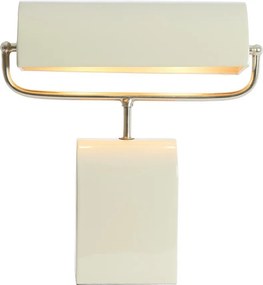 Кремава метална настолна лампа (височина 38 cm) Cardona – Light &amp; Living