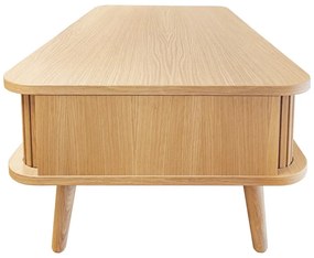 Масичка за кафе от дъбова дървесина 58x107,5 cm Rove - Woodman