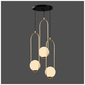 Висяща лампа в златист цвят , височина 146 cm Arch - Squid Lighting