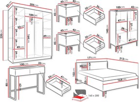 Спален комплект Como II