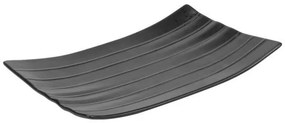 Horecano - Street Food-Плато релефно 23.3x14.7x2.7cm BLACK (79910TA) - 015249