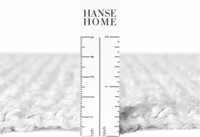 Светлосив двустранен ръчно изработен ютен килим 60x90 cm Bouclé Jaipur – Hanse Home