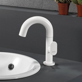 Кран за мивка Vicario Slim-Бял - Mat