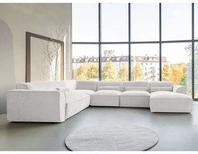 Кремав ъглов диван (ляв ъгъл/"U" форма) Flex Felix – Miuform