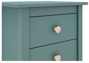 Детско нощно шкафче от борова дървесина в цвят бензин Max - Marckeric