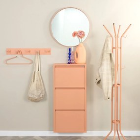 Метална закачалка за стена в цвят сьомга Leatherman - Spinder Design