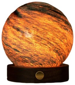 Тъмнокафява/в тъмно естествен цвят светлинна декорация с USB ø 8 cm Stellar Ocean – Gingko