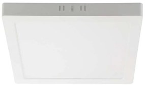 LED Плафониера LED/24W/230V 3000K 28,7x28,7 см бял