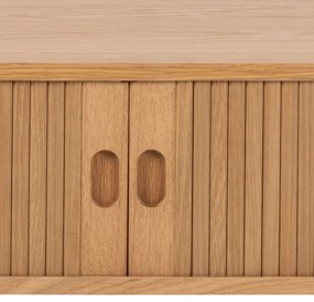 Маса за телевизор от дъб в естествен цвят 140x45 cm Langley – Actona