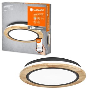 Ledvance - LED Димируем плафон SMART+ ORBIS WOOD LED/24W/230V Wi-Fi