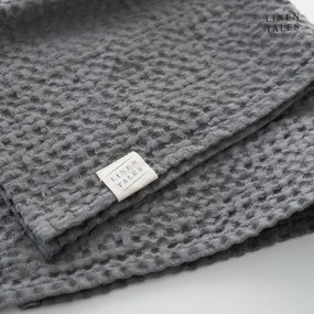 Тъмносиви кърпи и хавлии за баня в комплект от 3 Honeycomb - Linen Tales