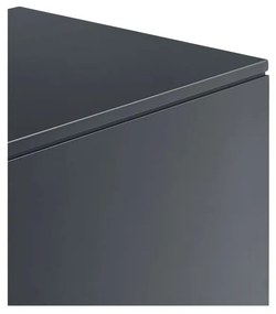 Антрацитен шкаф 110x114 cm Totem - Teulat