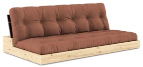 Разтегателен диван в тухлен цвят 196 cm Base – Karup Design
