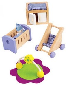 Hape - Кукленско обзавеждане за бебешка стая H3459