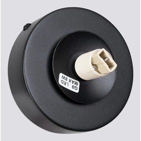 Черно-бяла стенна лампа Blaze – Sollux