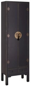 Черен гардероб 55x185 cm Oriente – Ixia