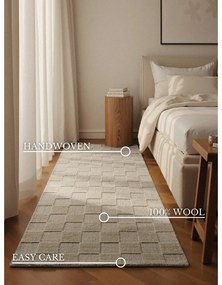 Кремава ръчно изработена вълнена пътека 80x200 cm Scala – Villeroy&amp;Boch