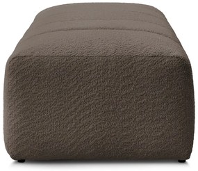 Кафява табуретка от прежда с примки от букле Annecy – Bobochic Paris