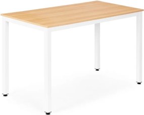 Универсална работна и трапезна маса 120 x 60 cm - за 4-5 души, светъл дъб