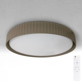 Brilagi - димируемо LED таванно осветително тяло LUCIA, 60 W, 230 V, Ø 59 см, таупе + с дистанционно управление