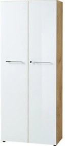 Дъбов гардероб в бял\естествен цвят 80x196 cm Monteria - Germania