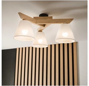Brilagi - LED  Полилей за повърхностен монтаж ANTHONY 3xE14/40W/230V дъб/бял